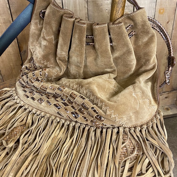 Jimmy Choo Tatum Fringe Suede Hobo Bag I ❤️ offers - Picture 6 of 16